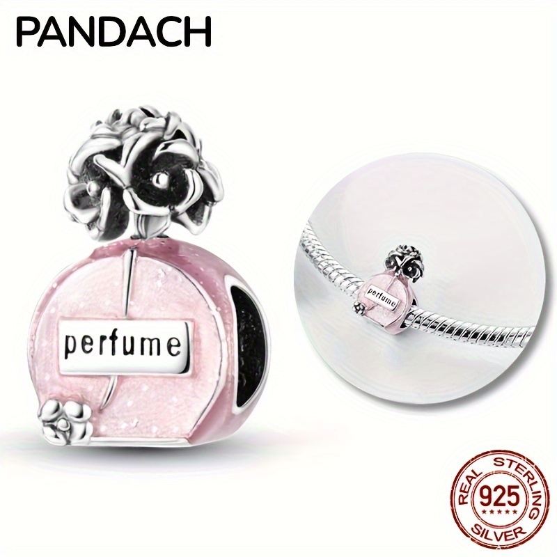 

Gorgeous Pink Perfume Charm Bead 925 Sterling Silver Diy Jewelry Fit Original Bracelet Necklace Diy Jewelry Making Accessories