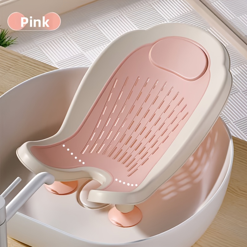 Foldable Bath Seat Suitable for Sitting & Lying Down - Non-Slip Shower Chair with Space-Saving Design, Lightweight Sturdy PP Frame for,, Bathing - Portable Foldable Bath Accessory for Home Use, Hip Cleaning Solution