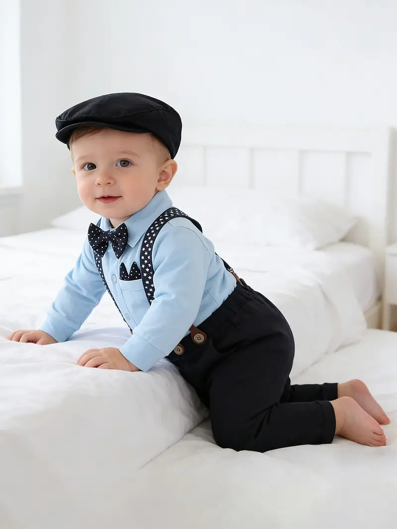 infant dress shirt bodysuit RuggedButts Baby Boys Long Sleeve Button Down Bodysuit