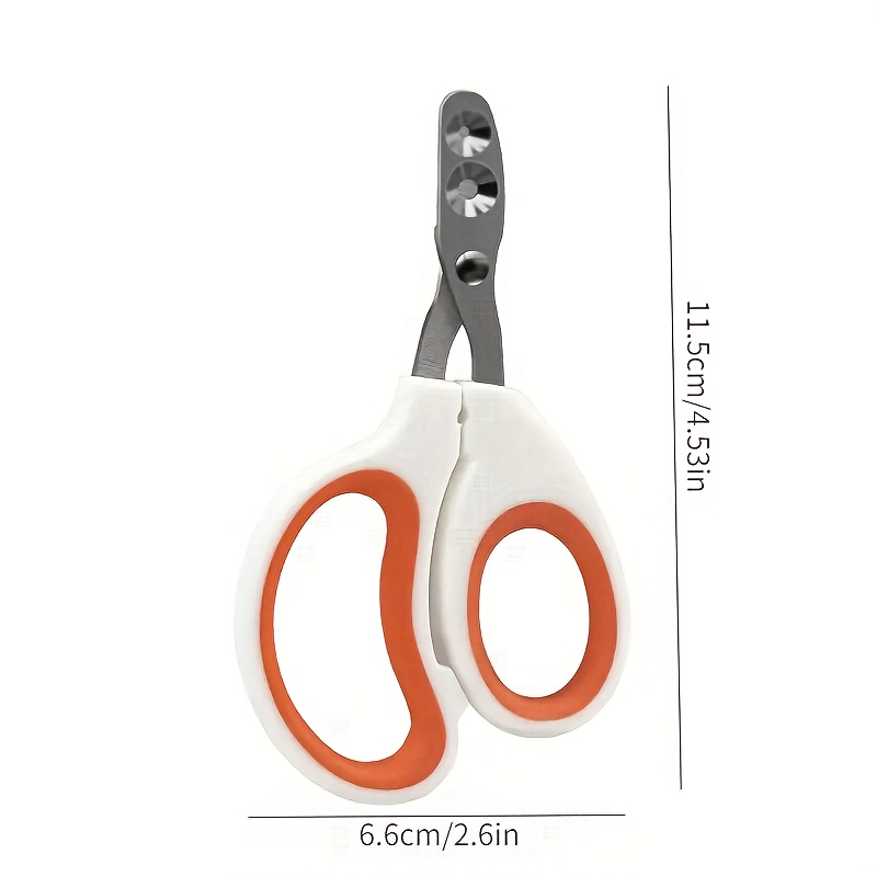 Custom Newly Upgraded Design Cat&Dog Nail Clipper Personalized Two Circular Cutting Holes of Different Size(2mm&4mm)-Avoid Over Cutting Pet Nail Clippers -Professional Paw Trimmer Set for Pet