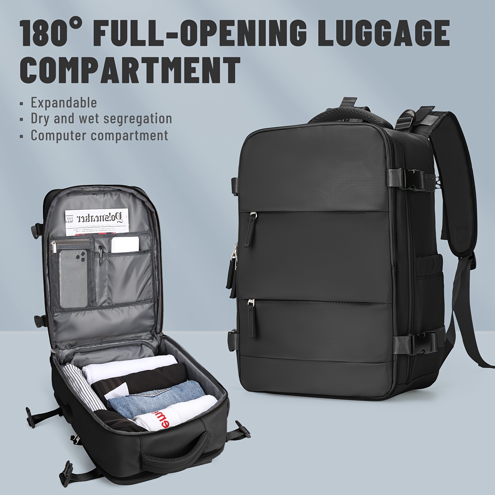 large travel backpack carry on backpack hiking backpack waterproof outdoor sports rucksack casual daypack school bag