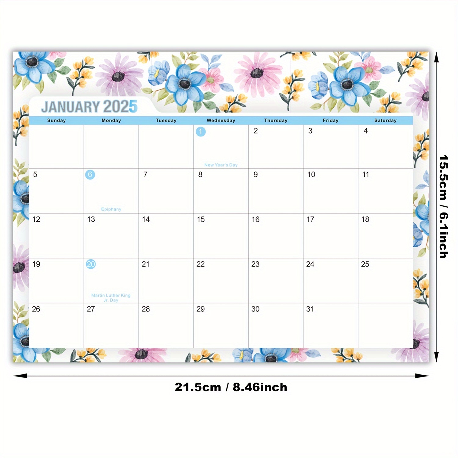 Calendar 2024-2025 - 18 Onthly Wall Calendar With Thick Paper, 2024-2025 Calendar, 37 X 29 C