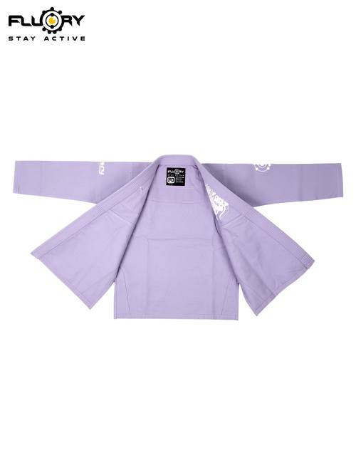 rose and snake embroidered brazilian jujutsu suit set for suitable for height 155 170 0 f1 f2 teenagers jujutsu suit top and pants set belt not included light purple youth bjj gi high weight standard jujutsu suit for outdoor