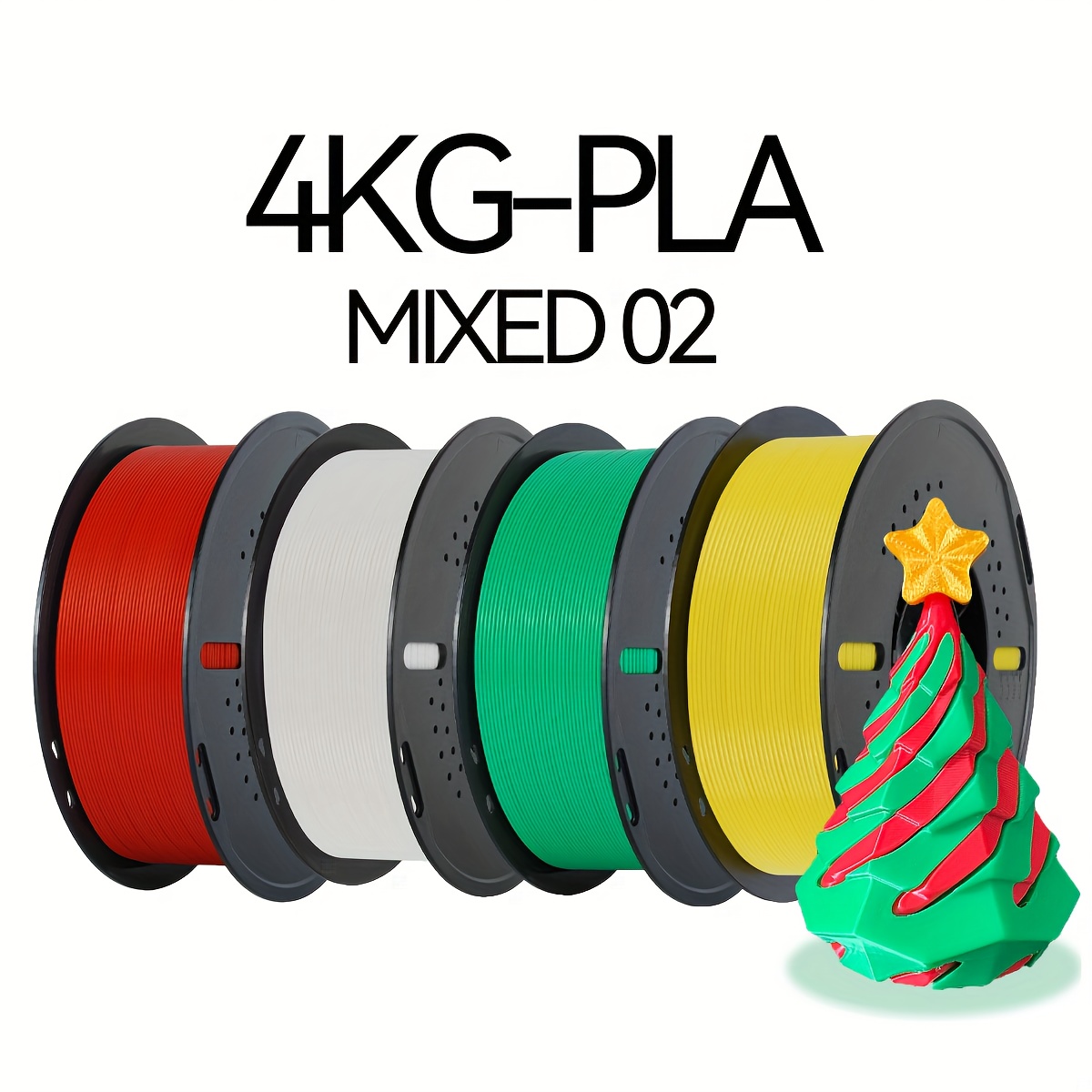 Keepang A 4kg Pack Of High-quality Pla 3d Printing Filament. With A Diameter Of 1.75mm (+/- 0.03mm), Compatible With 99% Of Fdm 3d Printers . This Filament Is Designed For Home Use