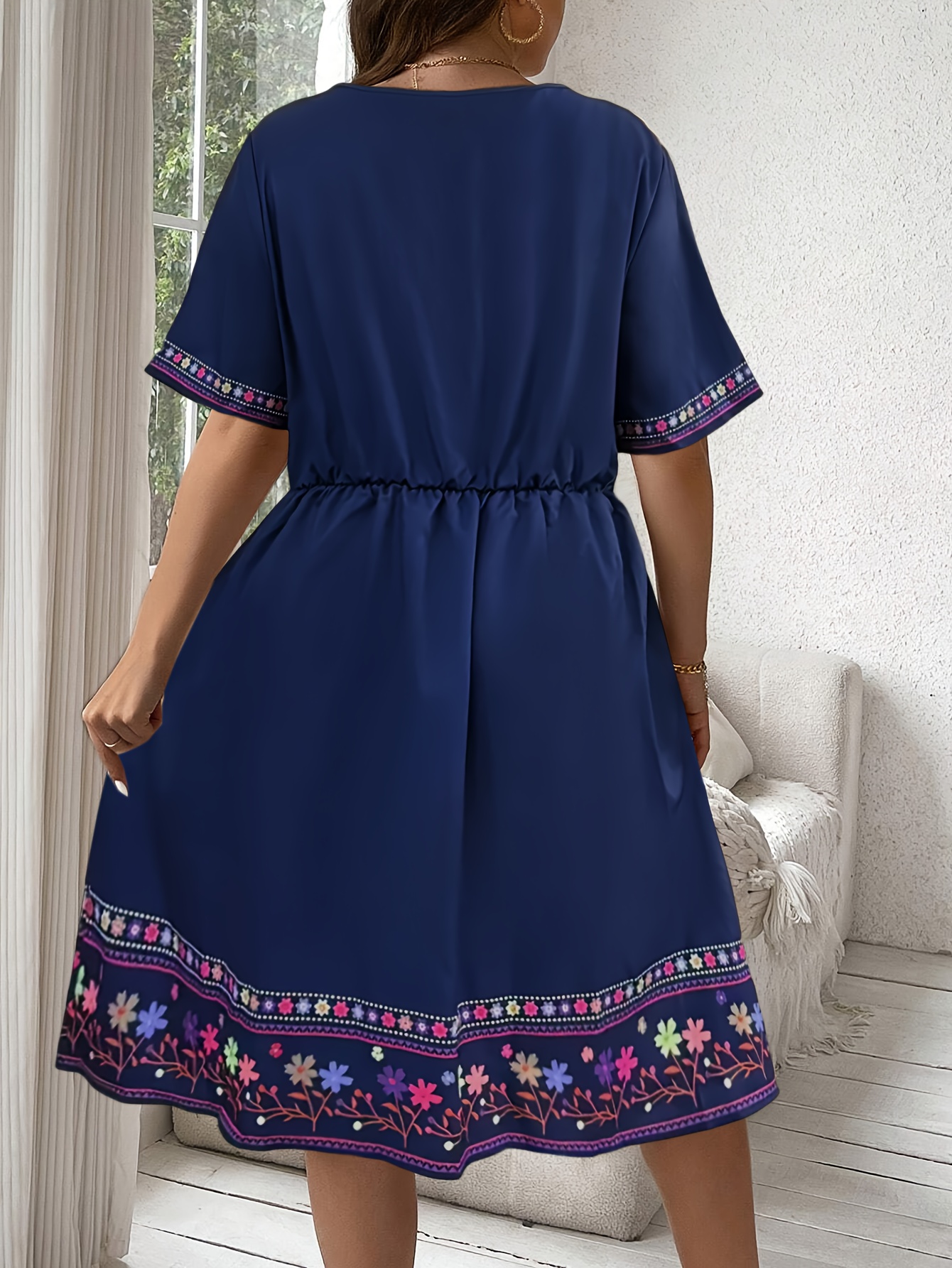 plus size plus size women's mexican vacation Temu South Africa