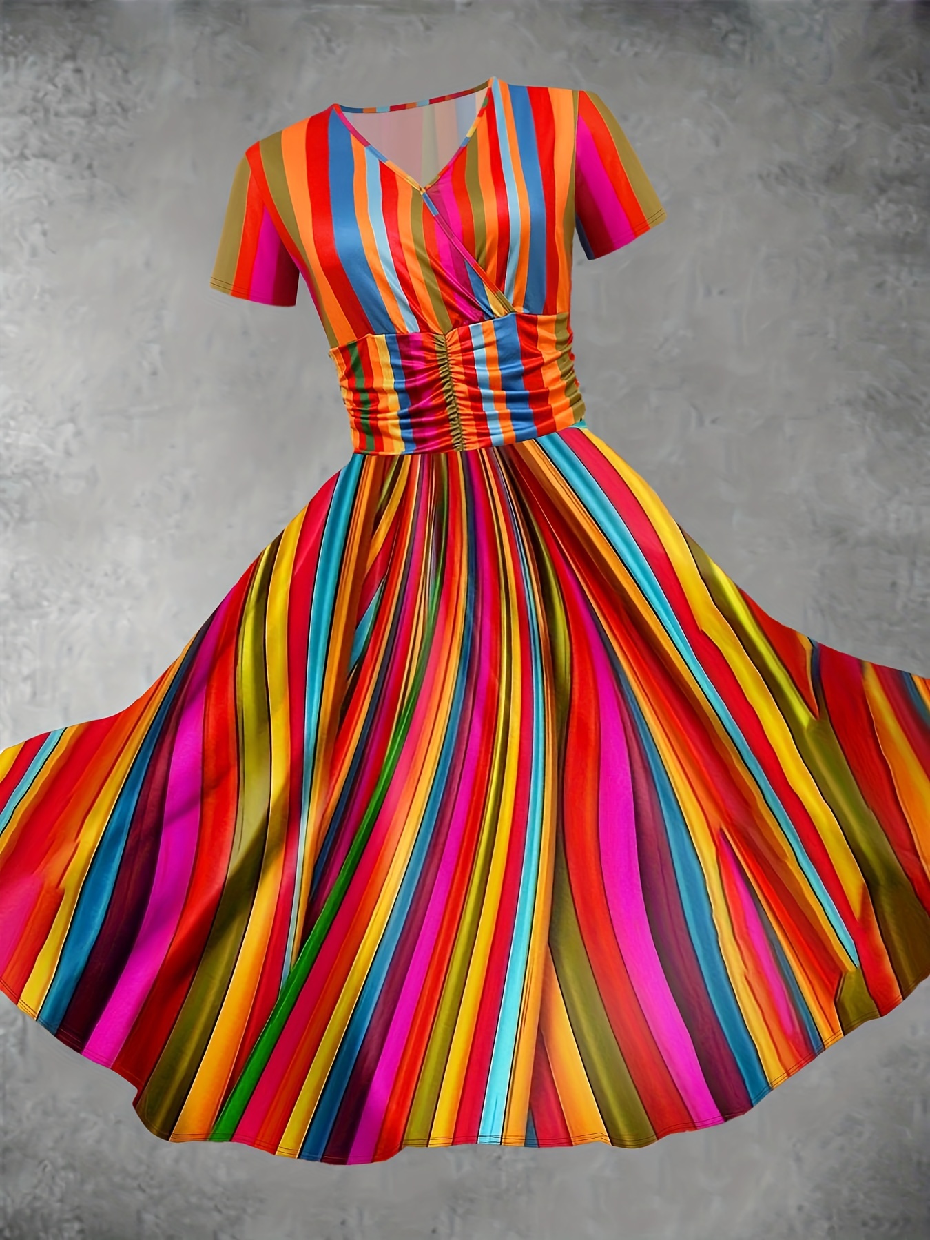 Rainbow Dresses For Women - Temu Republic of Korea