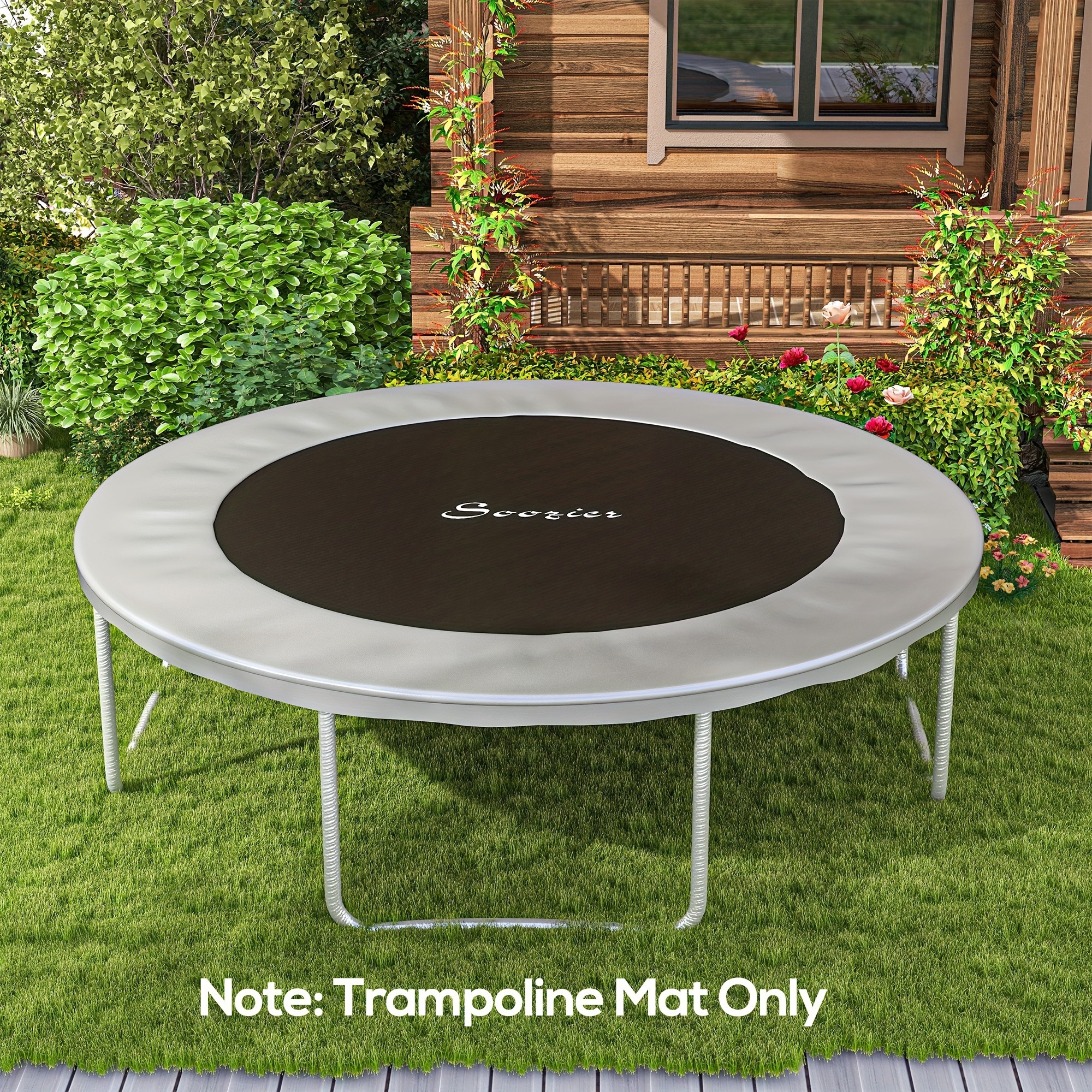 Trampoline Replacement Mat Fits 12 Trampoline With 72 V Hooks 5.5 Springs Trampoline Mat With 8 Of Stitching Spring Pull Tool Sp