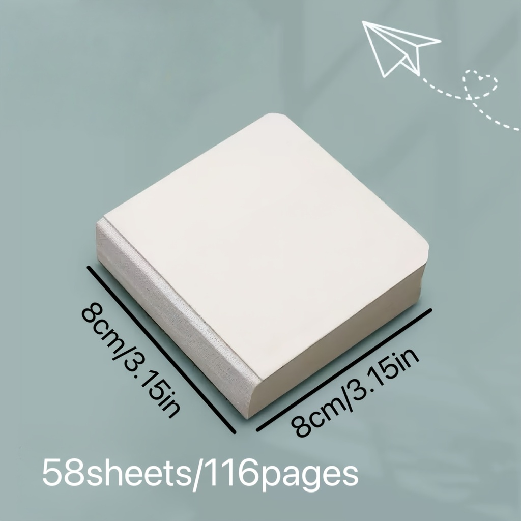 Image of 1 Portable Pocket Mini Square Sketchbook - 230g, 58 Sheets 116 Pages Per Book, Multiple Sizes, Suitable For Acrylic Pens And Watercolor Painting, Pocket-sized Art Diary