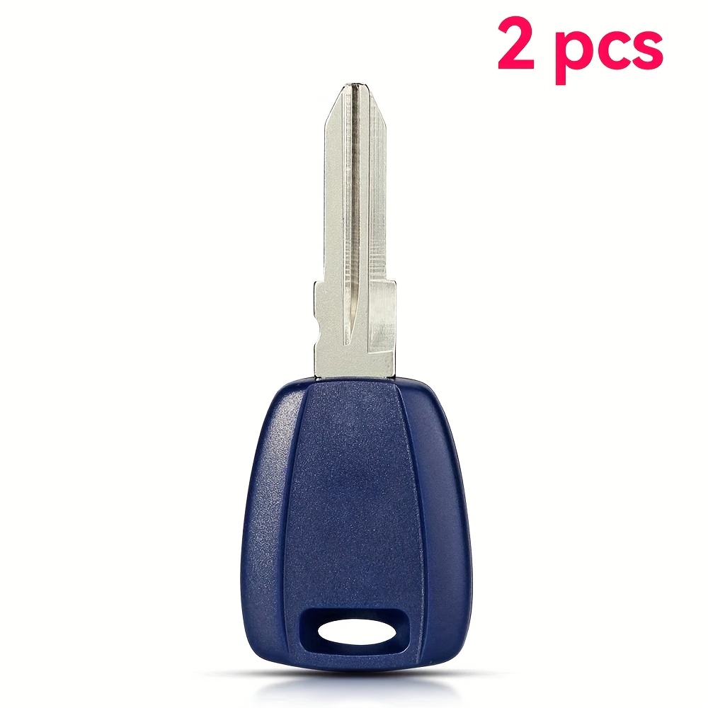 TEMU Set pezzi KEYYOU Custodia per chiave auto con transponder per Fiat 500 Punto Ducato Stilo Panda lama SIP22