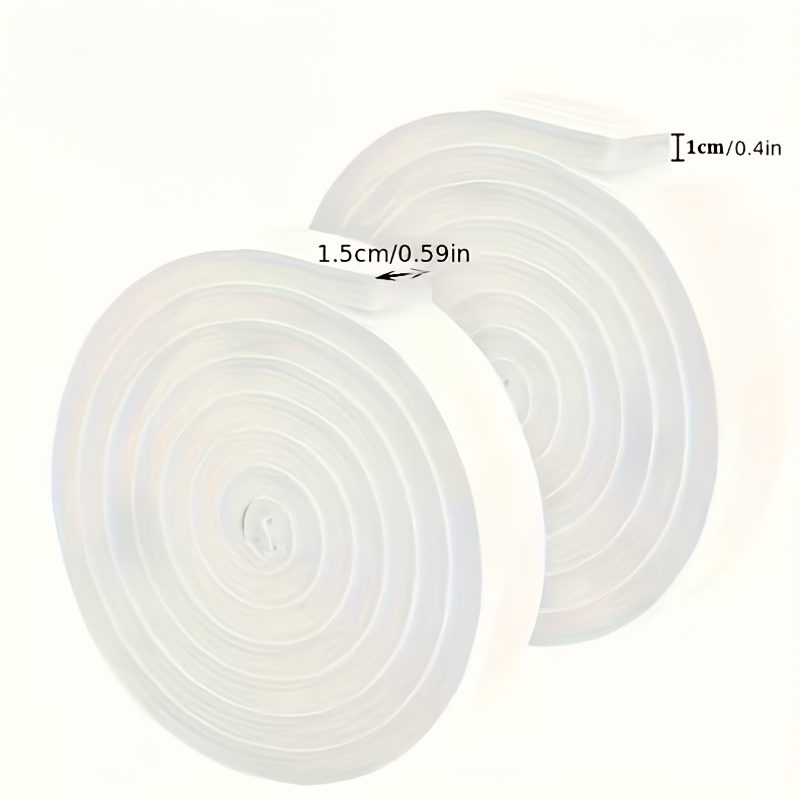 TEMU 2 Rolls Door And Window Sealing Strip | Total Length 394 Inches, Eva Self-adhesive Insulating Foam Tape, Sound Insulation, Dust Sealing