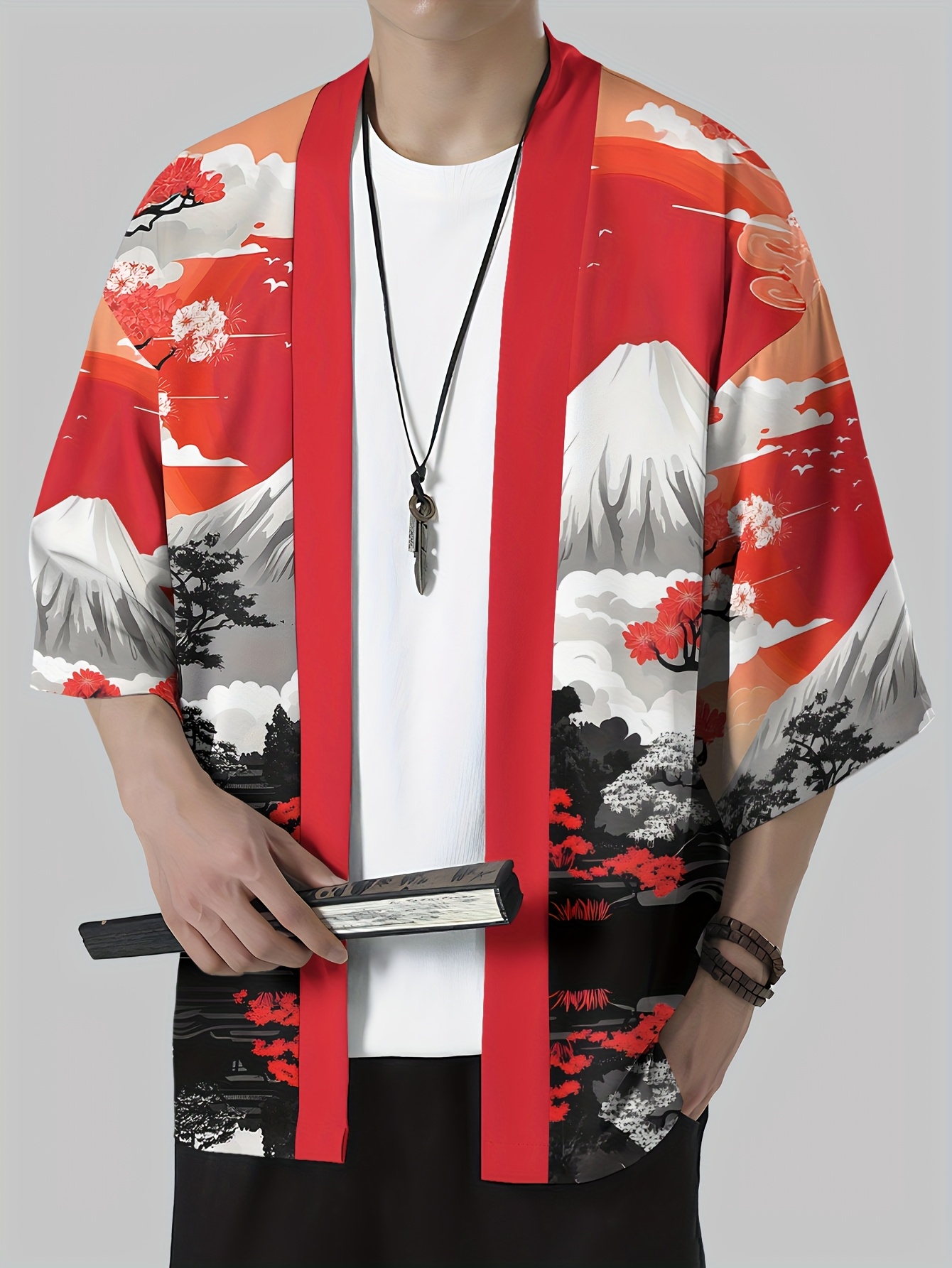 kimono jacket sold on Temu United States