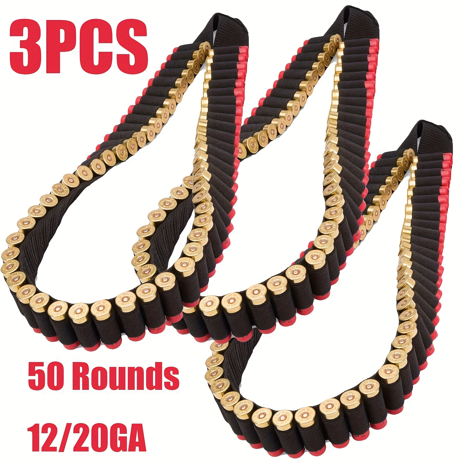 50 tours 556/762 ceinture de support de coque de munitions pour 308 Cal