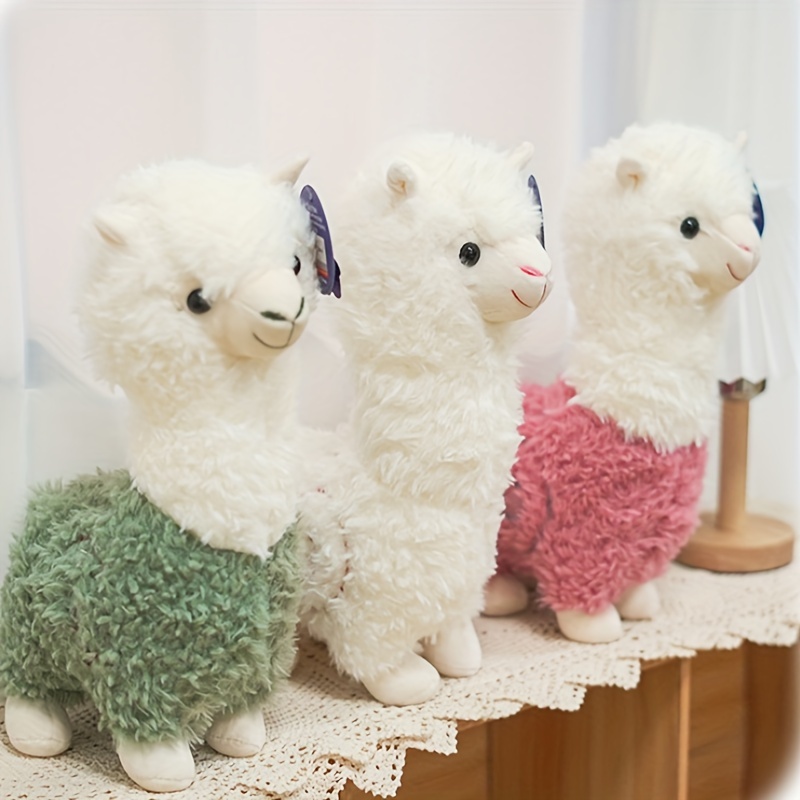 

23cm/9.6-inch Cuddly Alpaca Doll Plush Toy, Soft Stuffed Animal Toy Furry Doll Pillow Cloth Doll Birthday Gift Toy Valentine's Day Christmas Wedding Anniversary Presents Gifts