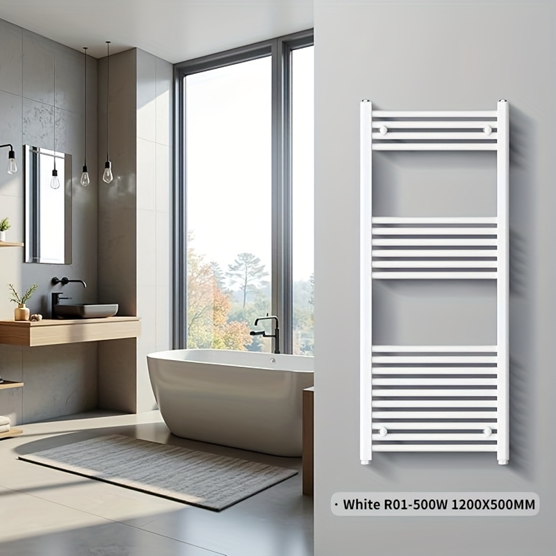 Heatgene Hydraulic Radiator With Side Connection, Bathroom Radiator, Towel Warmer & Towel Rail, Modern Radiator, Heat Efficient Design, Durable Construction, Rust-resistant Material, Heating Device