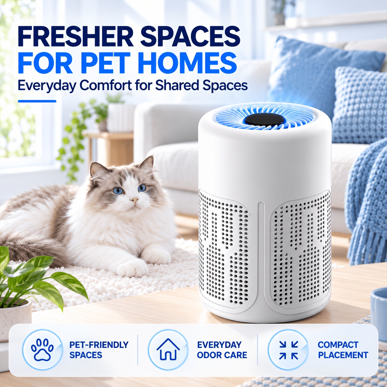item picture portable negative ion   with hepa filter and negative ions usb powered   purifier suitable for cars homes and bedrooms can remove formaldehyde odors and pet dander and hair