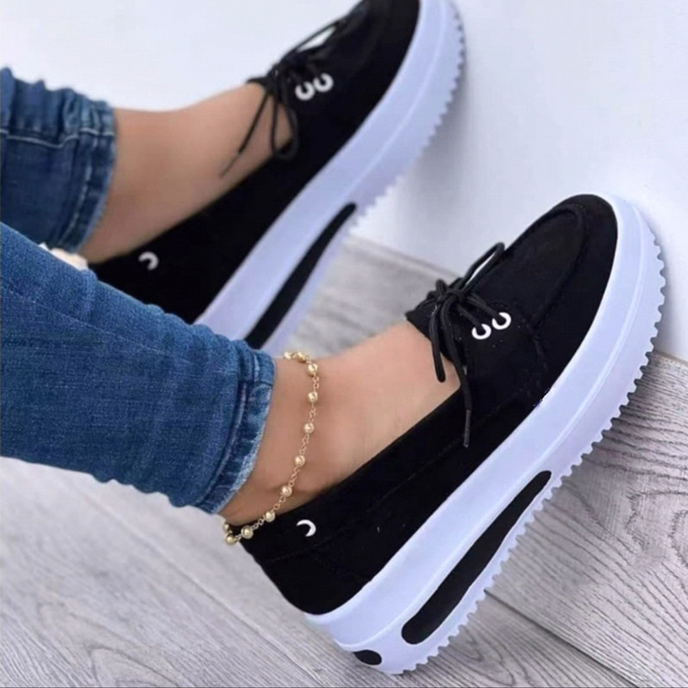 

Women's Wide Loafers Shoes Suede Moccasins Wide Platform Shoes Moccasin Penny Loafers Slip On Work Shoes Casual Shoes Ladies Comfort Walking Shoes