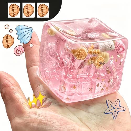 the 3d ocean themed squeeze toy is perfect for relieving stress with its elements and gorgeous its ideal as a festive gift for children the