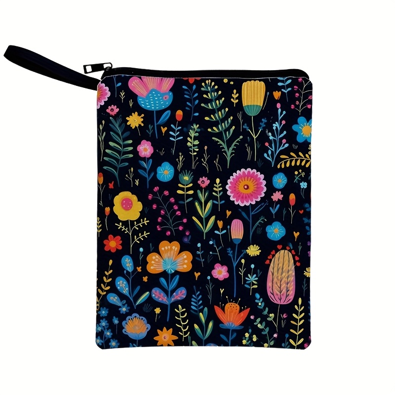 TEMU per libri con stampa , borsa portaoggetti con design a cinturino, custodia per cellulare e iPad, astuccio per matite e , beauty case, per