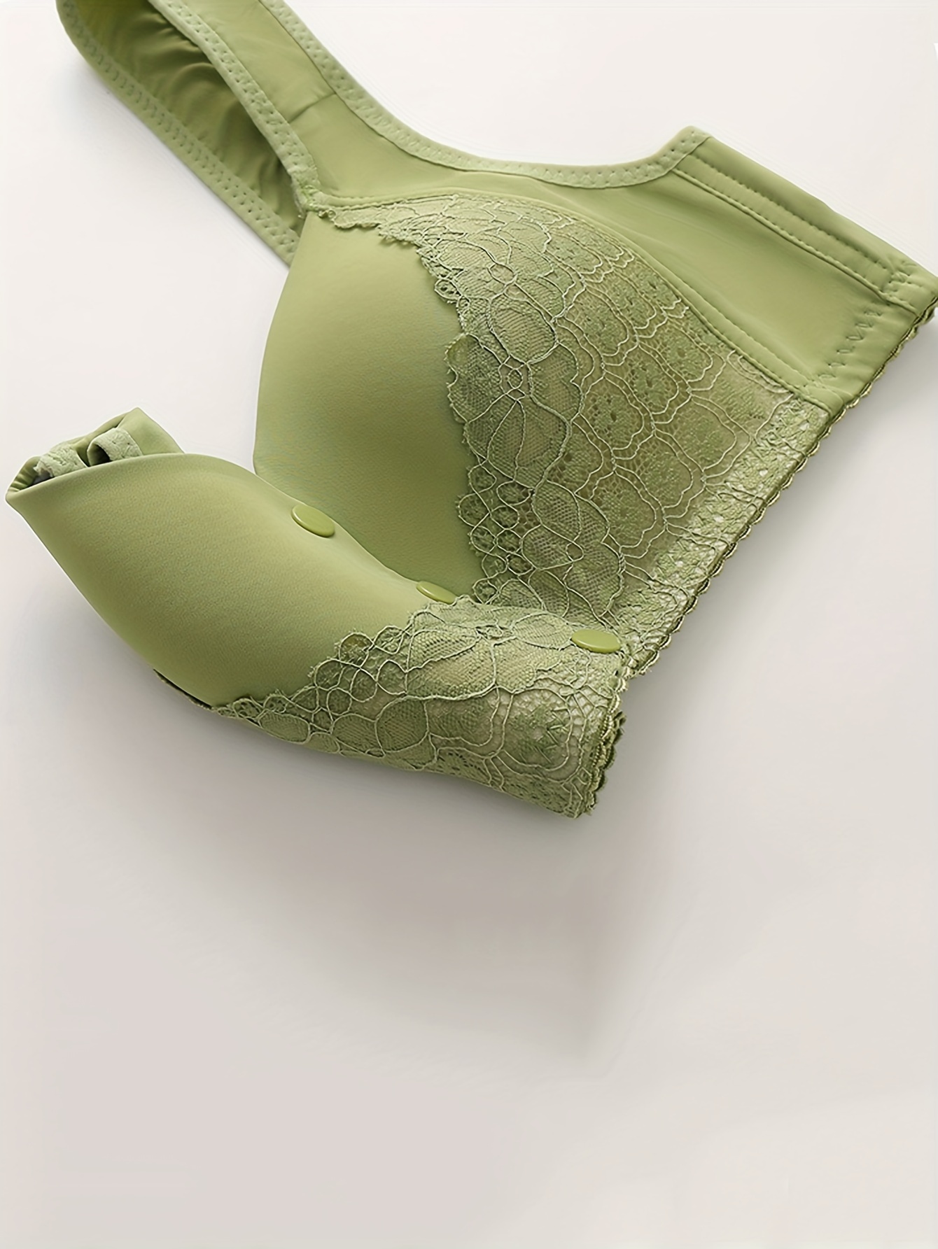 women bra front open thin comfortable breathable soft bra without steel ring thin section type mom breathable brassie women bra push up autumn winter lace bras underwear details 5