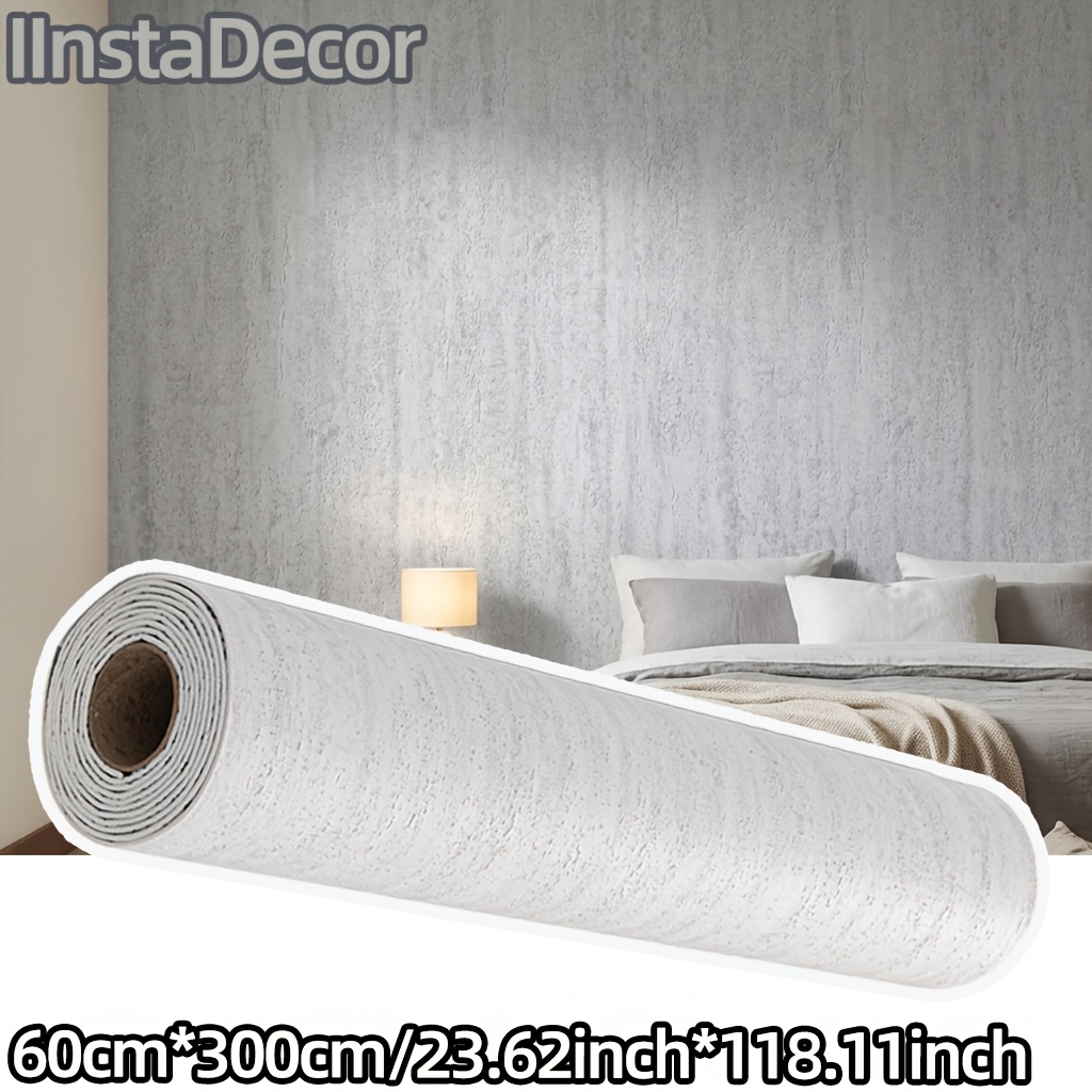TEMU Thickened Wrinkle-free 3d Textured Wall Panel, Realistic Stone-pattern Self-adhesive Wallpaper, Flexible Peel-and-stick Wall Panel Roll -