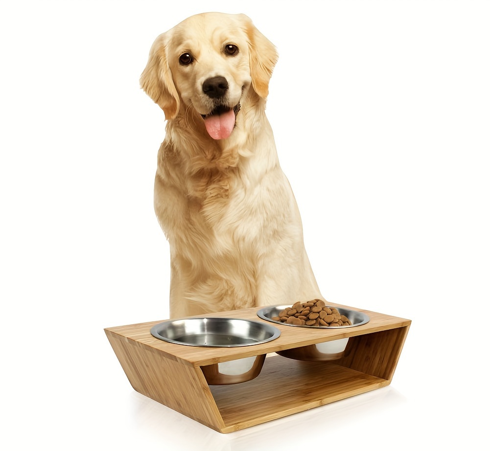 Dog food tray stand best sale