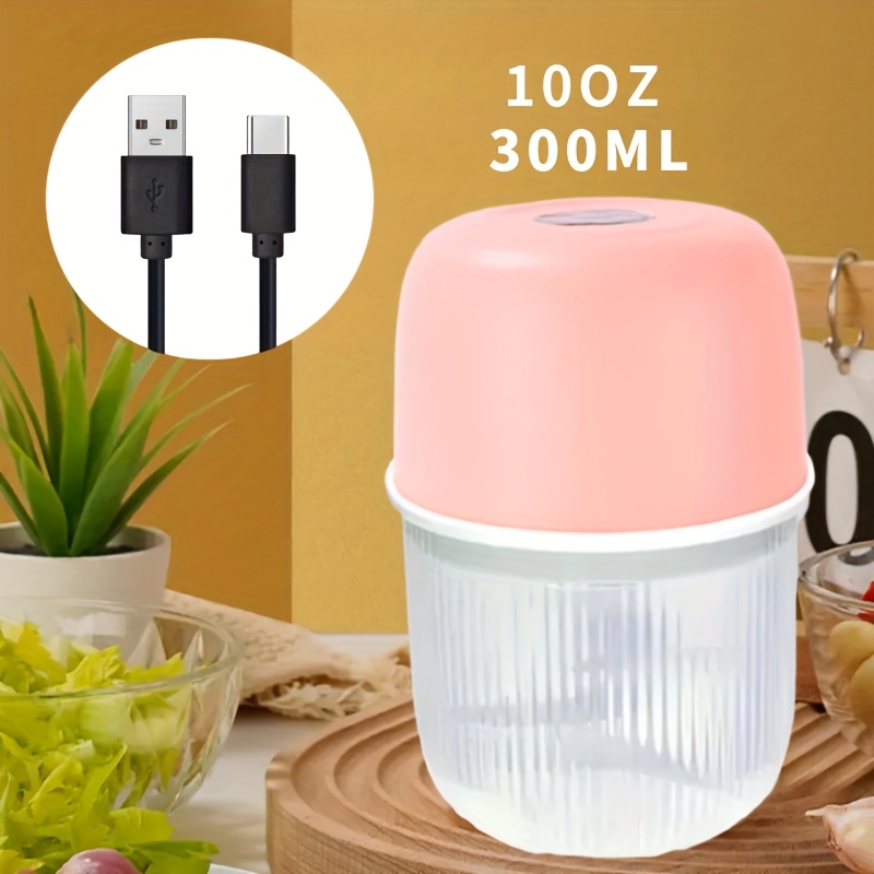 electric garlic crusher food chopper usb rechargeable garlic crusher electric vegetable chopper electric grinder 6 blade knife for fast   suitable for   vegetables garlic ginger chili etc Product details 4