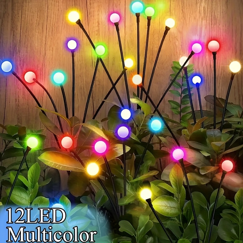 TEMU lampes solaires de jardin qui s'allument automatiquement du à l', créant une ambiance chaleureuse, adaptées , cours, allées, lampes solaires ,