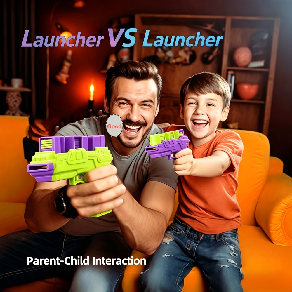 Soft Bullet Launcher Toy Set with 35pcs Soft Bullets