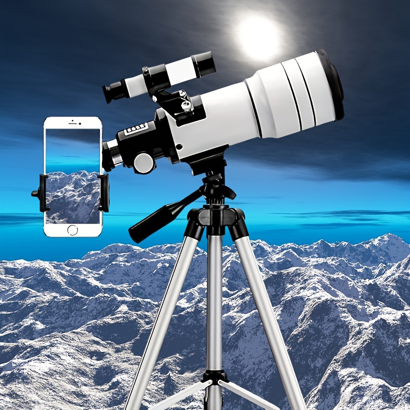 Telescopio Astronómico Profesional Monocular 150X Telescopio Espacial  Refractivo Viaje al aire libre Spotting Alcance con Trípode