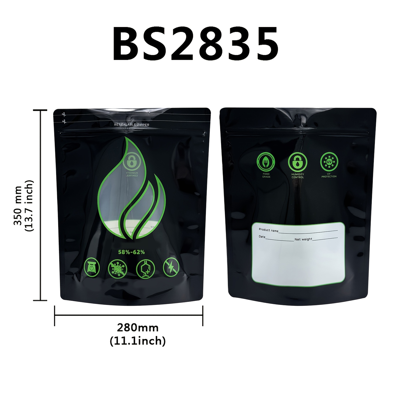 20pcs/10pcs Storage & Curing Bags 58%-62% Rh Terp Cultivation Pouches Heat Sealable For Curing&storage Flower Buds, Herbs Moisture Balancer, Hydration Packets