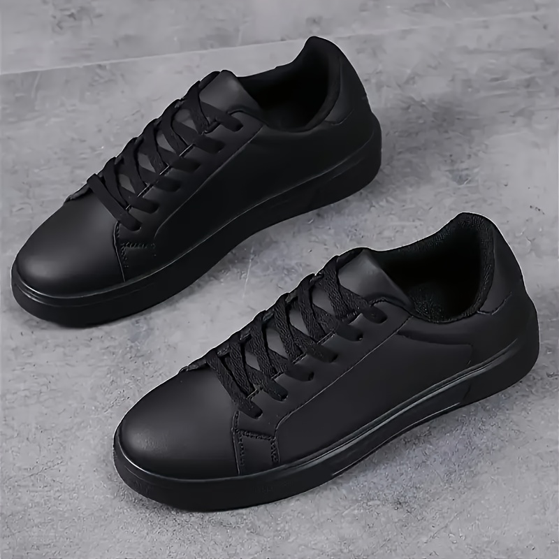 

[1 Pair Men' Sneakers] 1 Pair Men's Low-top Sneakers, Round Toe, Casual Sports Style, Slip-resistant Shoes With Eva Sole, Breathable Fabric , Lace-up Closure