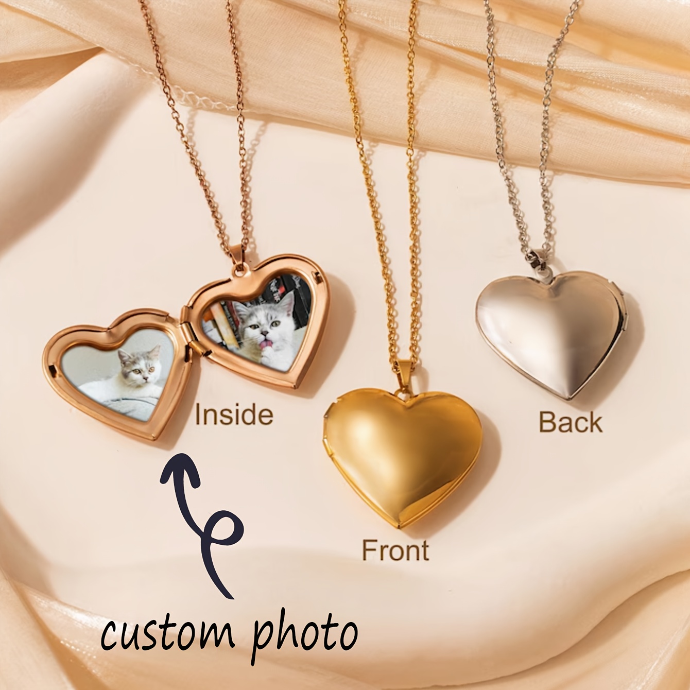 personalised necklace sold on Temu Australia