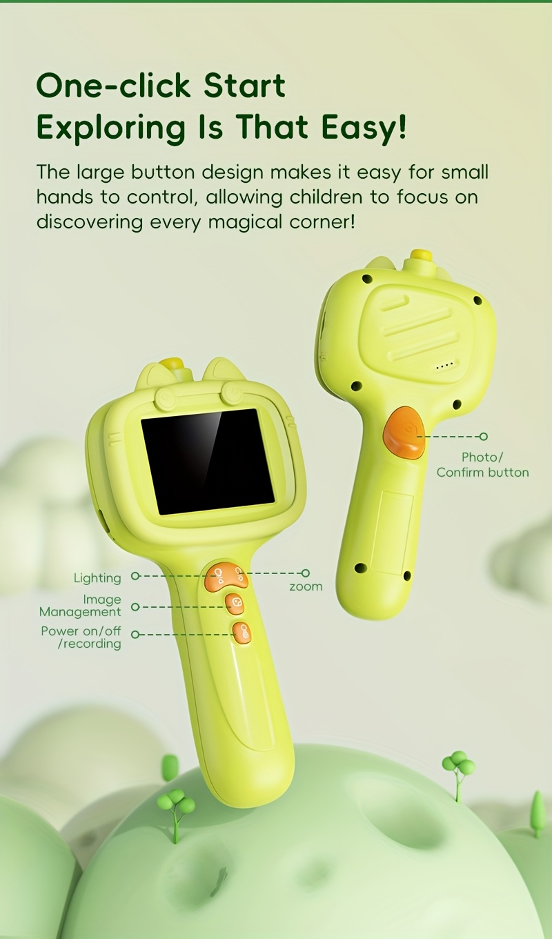 mini pocket handheld metal detector electronic toy educational science kit outdoor exploration photography with usb   gift for boys and girls aged   birthday christmas present Product details 2
