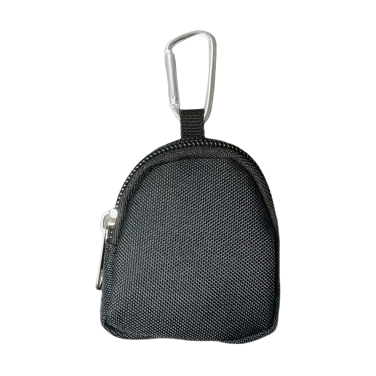 Image of 's Sporty Minimalist Key Holder Wallet - Compact Lightweight Chest For Hiking, Running, Climbing | Key & Cash Storage With Clip, Belt Loop Attachment (single Unit) - (black)