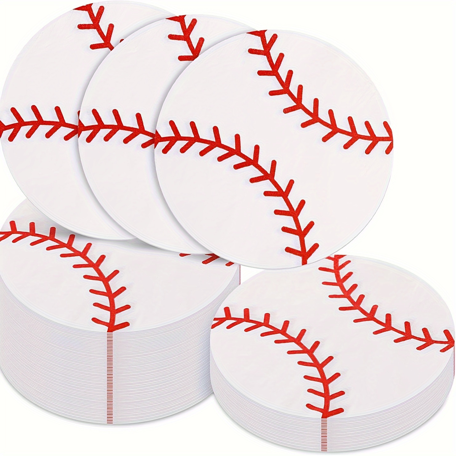 200 Pcs Baseball Napkins, Spots Themed Paty Supplies, 10