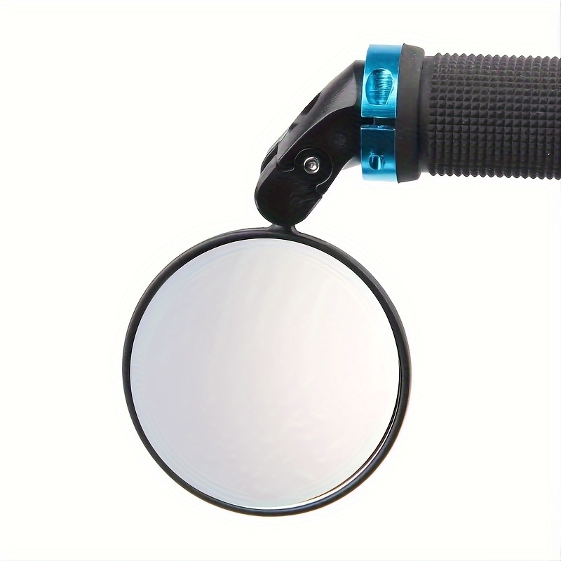 HD Wide-Angle 360° Rotatable Bike Rearview Mirror - 1pc/2pcs Handlebar End Mirrors for Mountain & Road Cycling