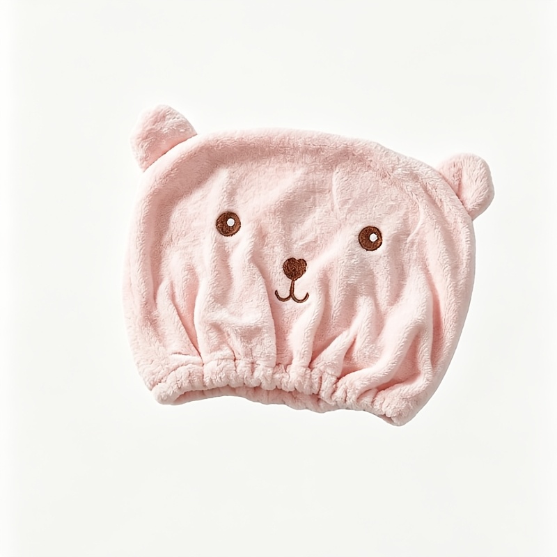 Women's Microfiber Shower Cap With Embroidery - Ideal For Keeping Hair Dry And Quick To Dry!