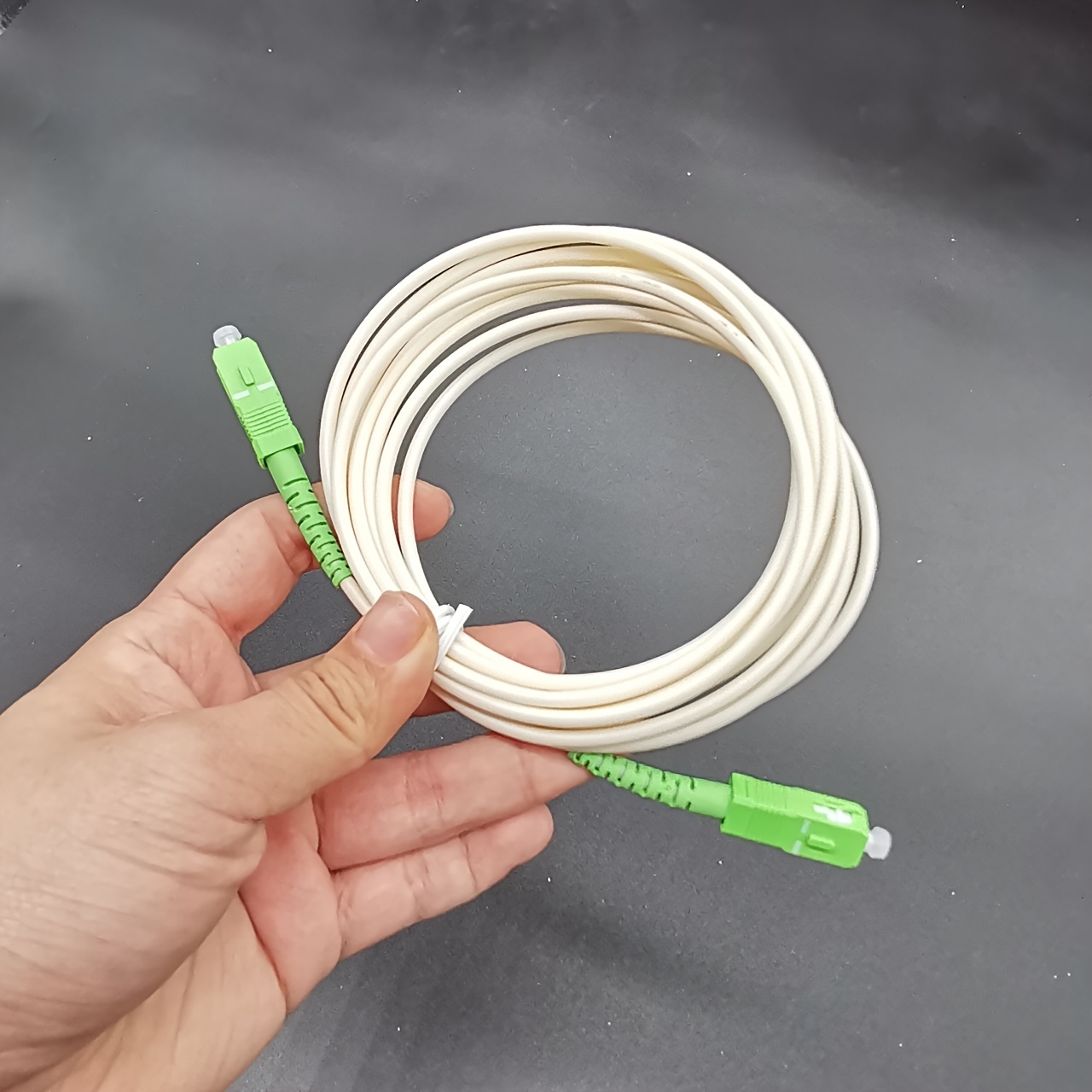 Sc Apc Sc Apc 1 5meters Simplex Single Mode Fiber Optic Patch Cord White 3  0mm Fiber Optics Cable Fiber Cables, Don't Miss These Great Deals