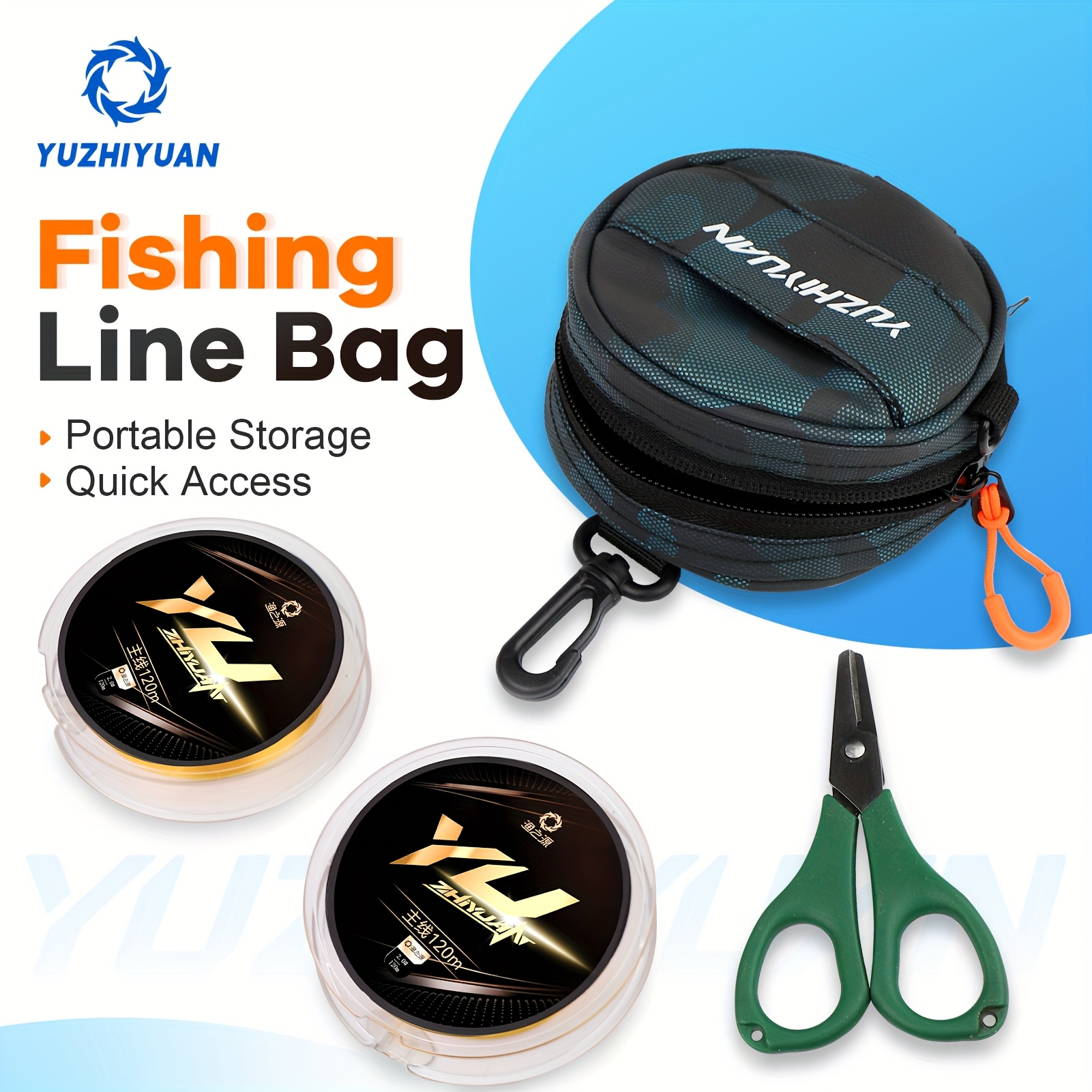 fishing leader storage sold on Temu United States