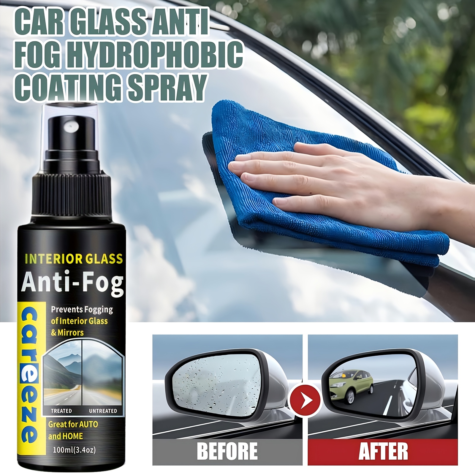 spray antivaho vidrio antivaho parabrisas coche antivaho Temu Spain