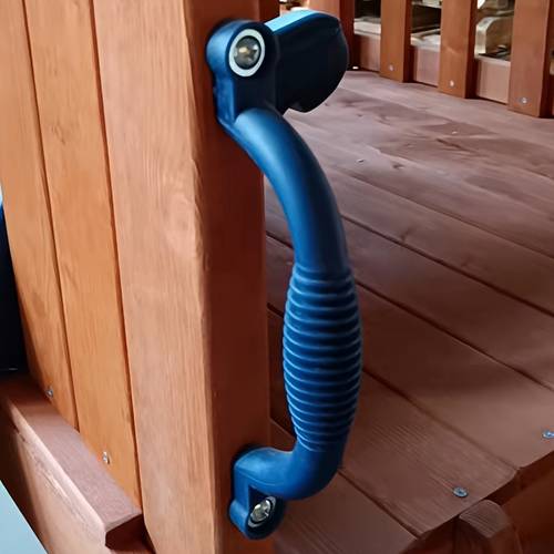 2pcs assorted colors set outdoor handles wooden playhouse equipment grips durable climbing handles and cabin handholds screws not included random colors