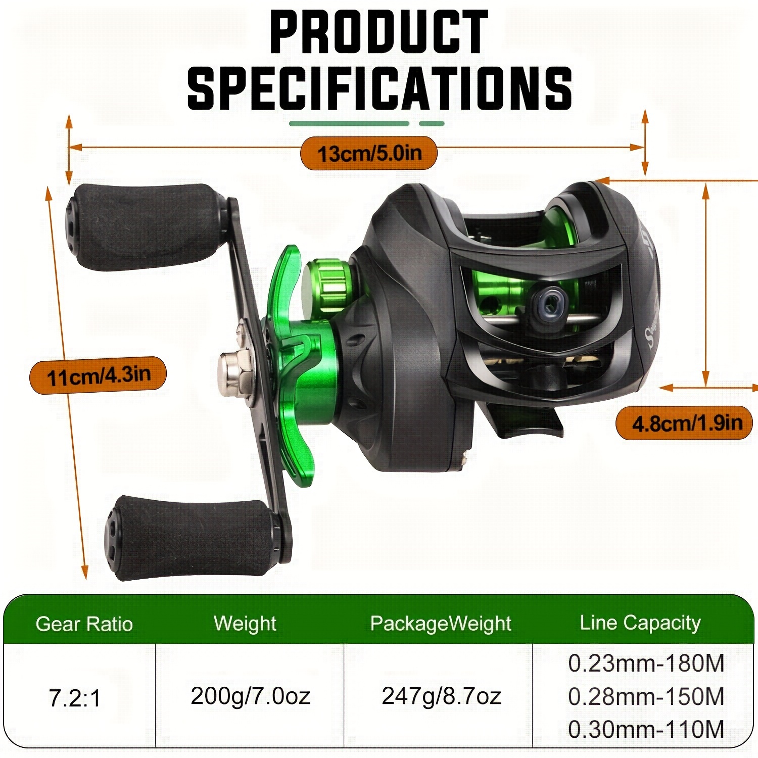 SOLAR CELL 両軸リール オレンジライン SOLAR CELL 両軸リール オレンジライン