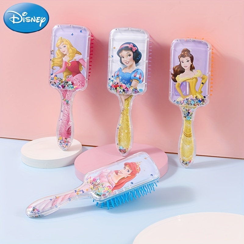 

1pc Disney Princess Air Cushion Comb Paddle Hairdressing Comb Cute Pattern Scalp Massage Hair Comb