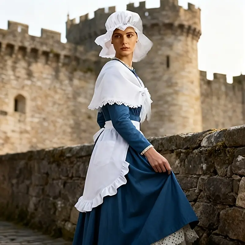 California Costumes Damen Colonial-Lady-Kostüm – Edler Look Für Feste Und Mottopartys California Costumes Damen Colonial-Lady-Kostüm – Edler Look Für Feste Und Mottopartys