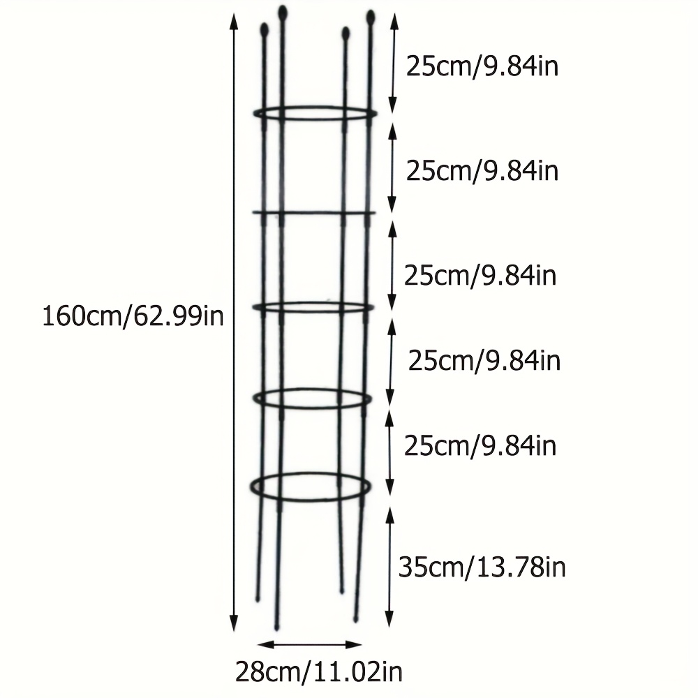 Garden Trellis Home Garden Stackable Plastic Plant Support Trellis Vertical Climbing Potted Plants Rustproof Trellis Indoor