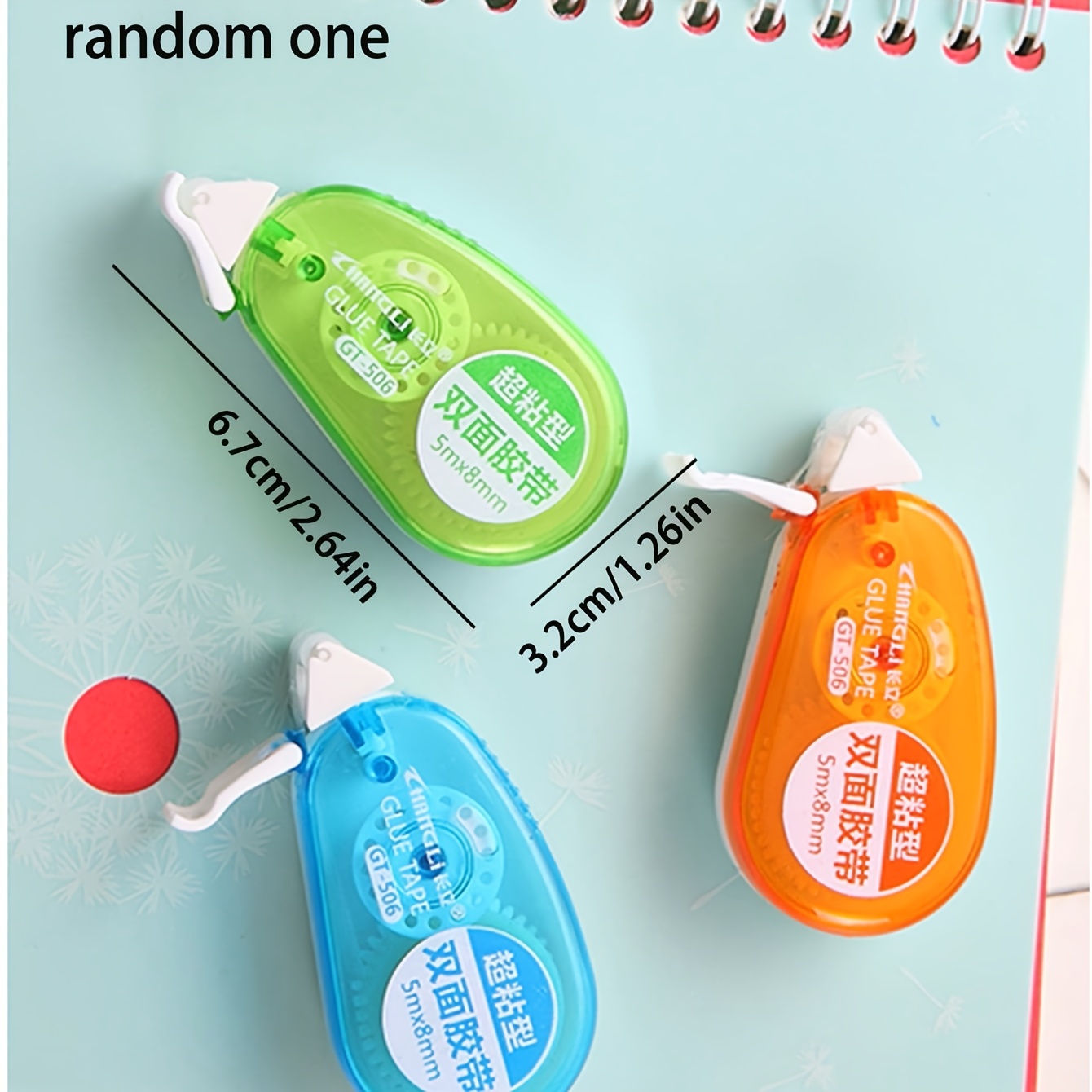 Strong Double-sided Adhesive Dot Glue, 1 Pack, Random Style.