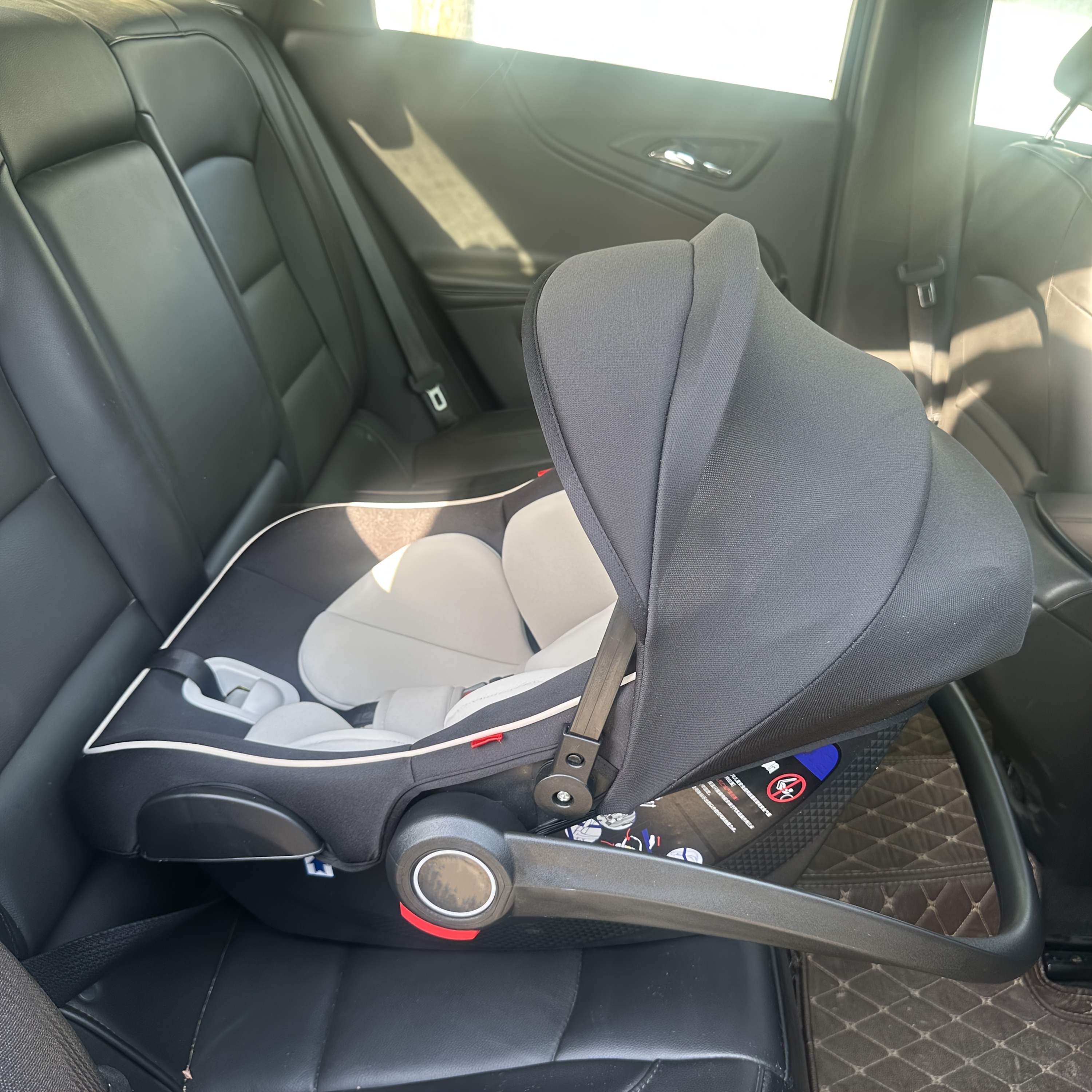1pc adjustable infant car seat sunshade canopy uv protection polyester cover with breathable mesh port for outdoor activities and travel suitable for strollers travel beds infant car seat  