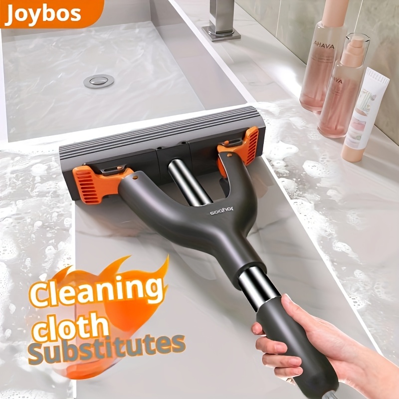 

Joybos Mini Sponge Mop For Home Use - Stainless Steel And Pp Material, Hands- Design, Strong Water Absorption, Ideal For Living Room, Bedroom, Bathroom, Toilet, Kitchen Cleaning