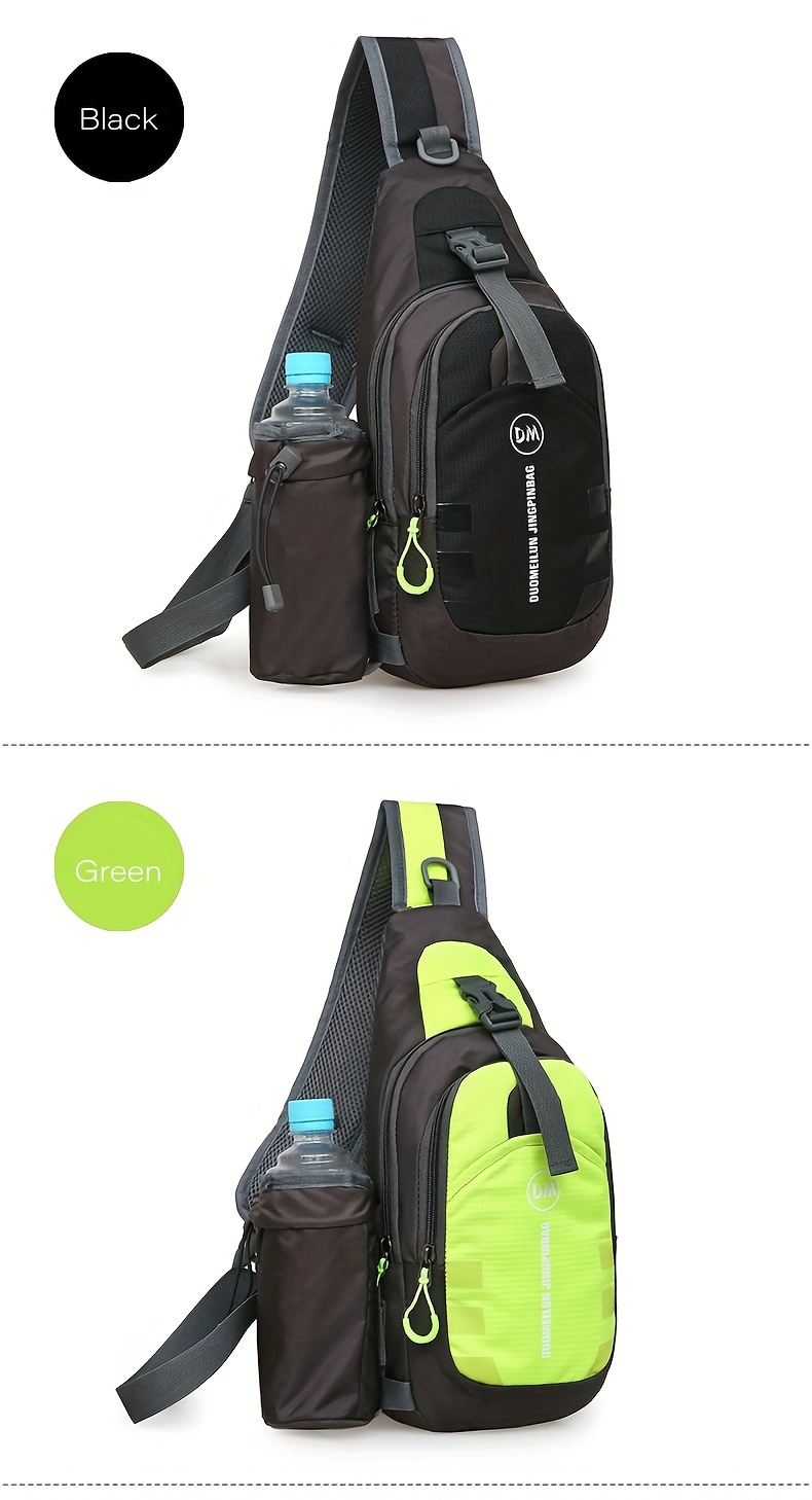 [eonothem Sling Bag] eonothem Unisex Chest Sling Bag | Large Capacity, Adjustable Strap, Zipper Closure, Multiple Colors - Compact Crossbody Bag for Gym, Commuting & Travel