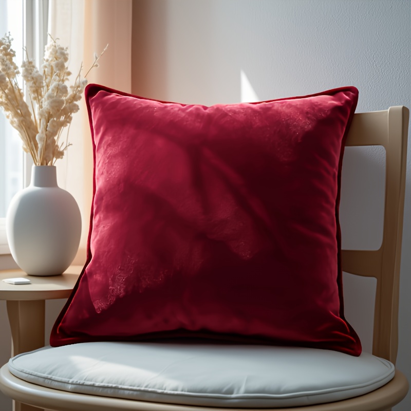 TEMU New Simple Pillow Case, Pillowcase, Clean, Soft And Comfortable, Zipper Closed, Machine Washable, Suitable For Sofa, Living Room, Bedroom, And